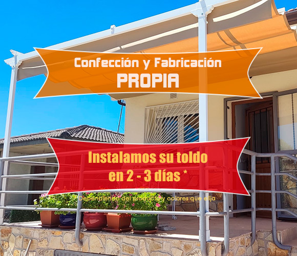 Instaladores profesionales de toldos en Navacerrada.